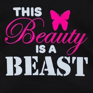 Black graphic hoodie